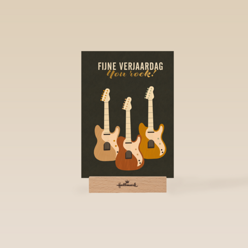 Verjaardagskaart you rock