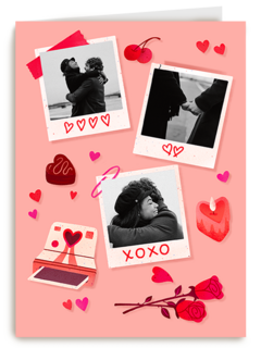 Valentine instant camera foto