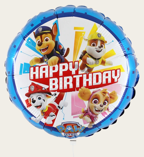 Ballon Happy Birthday Paw Patrol Multi