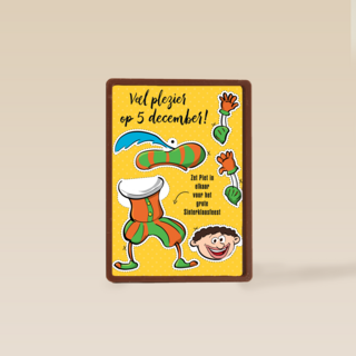 Sinterklaaskaart Maak zelf je piet