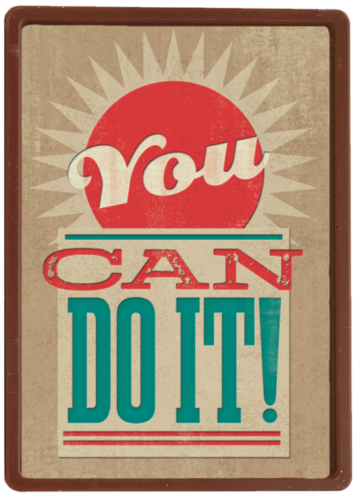 Chocolade Kaart | Hallmark | Succes Kaart You Can Do It