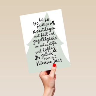 kerstboom tekst hip