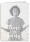 confetti fotokaart its time to party
