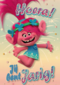 verjaardag kaart trolls hoera jij bent jarig poppy