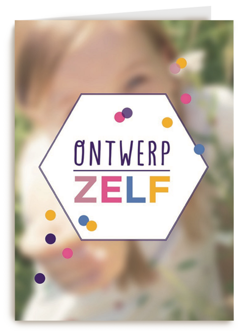 ontwerp het zelf kaart portret