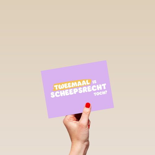 Gezakt kaart tweemaal is scheepsrecht