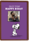 Peanuts Happy Bday Fotokaart