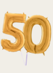 Cijferballon 50 Jaar Goud XL
