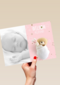 fotokaart baby forever friends roze