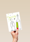 tekening champagne en glazen