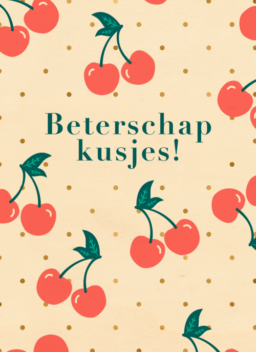 Houten Kaart Beterschapskaarten | Houten Kaart Hallmark | Beterschapskaarten | Beterschap Kusjes