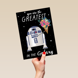 compliment kaart r2d2 you are the greatest