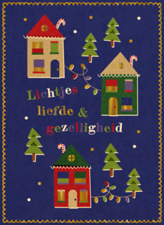 Kinderpostzegels - Winterdorp