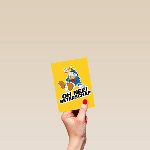 Beterschapskaart Donald Duck