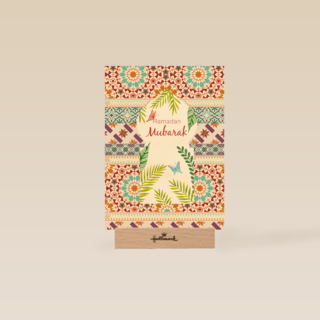 eid mubarak kaart ramadan mubarak