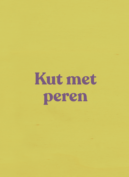 Kut met peren andC