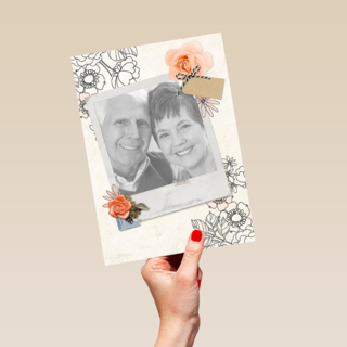 x jaar getrouwd met fotolijst