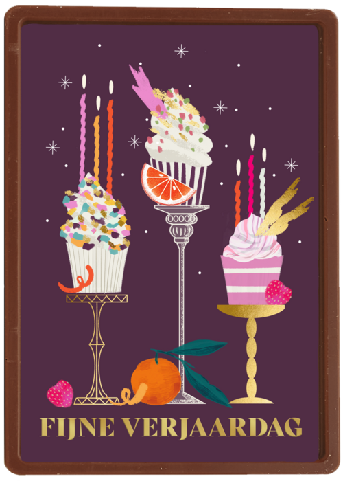 Verjaardagskaart Hallmark | Fijne Verjaardag Cupcakes Met Kaarsjes