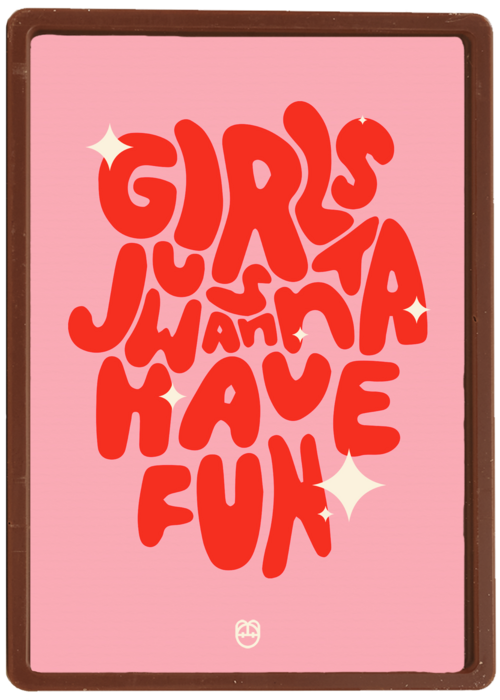 Kaart Hallmark | Vriendschap | Girls Just Wanna Have Fun Guts Gusto