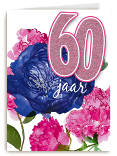 deze bloemen zijn voor je 60ste verjaardag