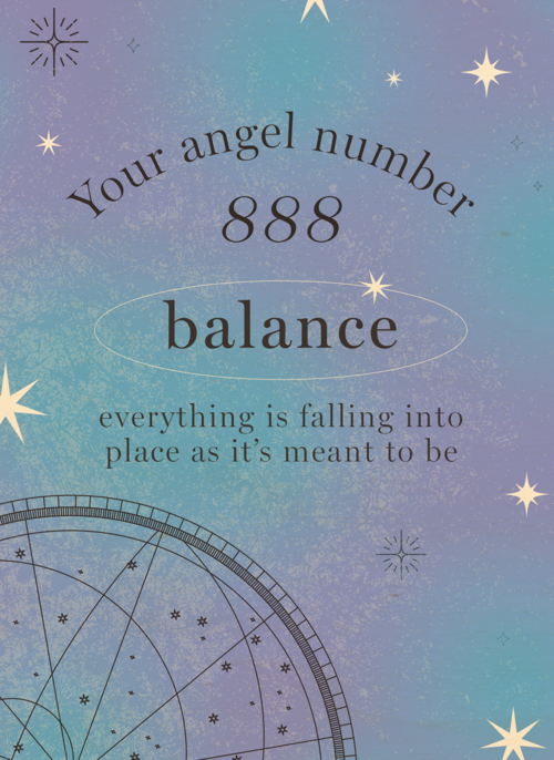 Houten Kaart | Angel Numbers 888 Balance Stijlvol
