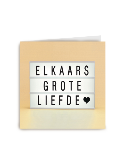 elkaars grote liefde lightbox
