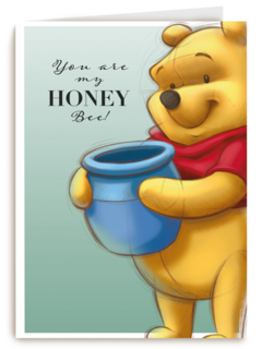 Valentijnskaart Winnie the Pooh