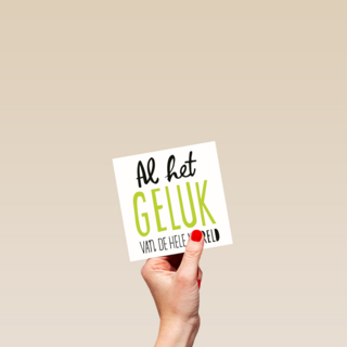 al het geluk