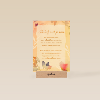 Sterktekaart Ik leef met je mee More than Words