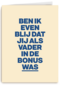 Vaders in de bonus AndC