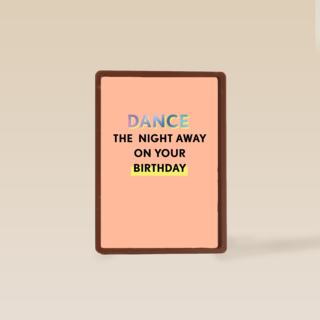 Verjaardagskaart man vrouw Dance the night away on your birthday