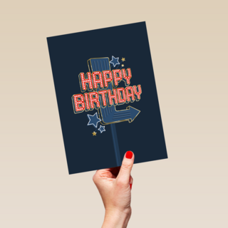Verjaardag Happy Birthday Sterren