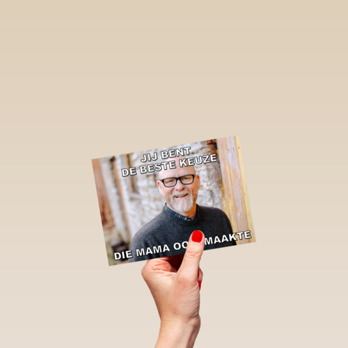 Vaderdag fotokaart mamas beste keuze