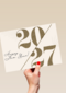 Nieuwjaar 2027 Goud Happy New year