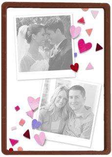 echtverenigingkaart met hartjes aantal jaar getrouwd