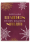 Stijlvolle kerstkaart kerststerren