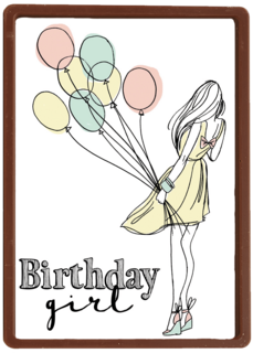 birthday girl ballonnen hip