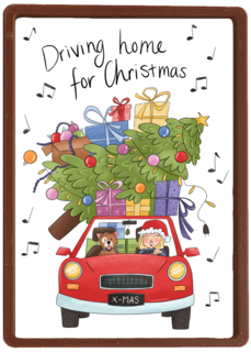 driving home for christmas auto kaart