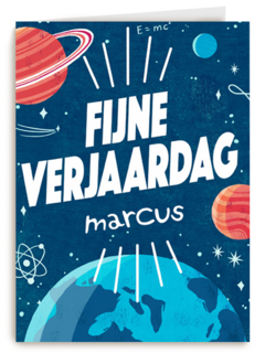een verjaardag uit de ruimte