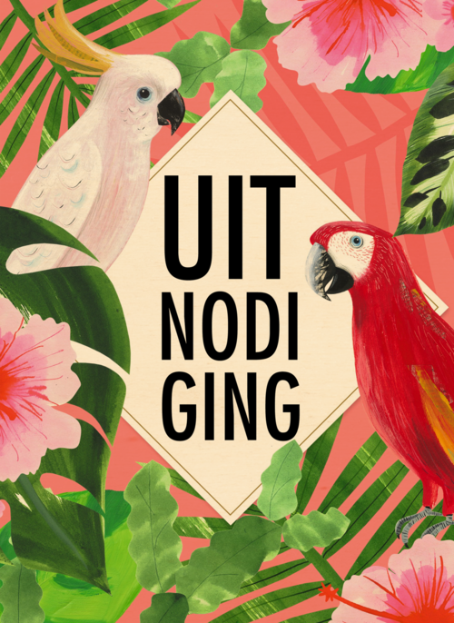 Houten Kaart Housewarming Feest | Houten Kaart Hallmark | Housewarming Feest | Een Wilde Uitnodiging