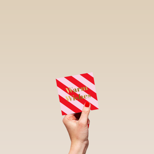 nieuwjaar kaart hip warm wishes