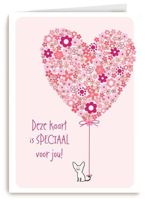 ballon deze kaart is speciaal voor jou