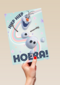 Frozen verjaardagskaart Olaf hiep hiep hoera