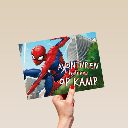 Avonturen beleven op kamp met Spiderman