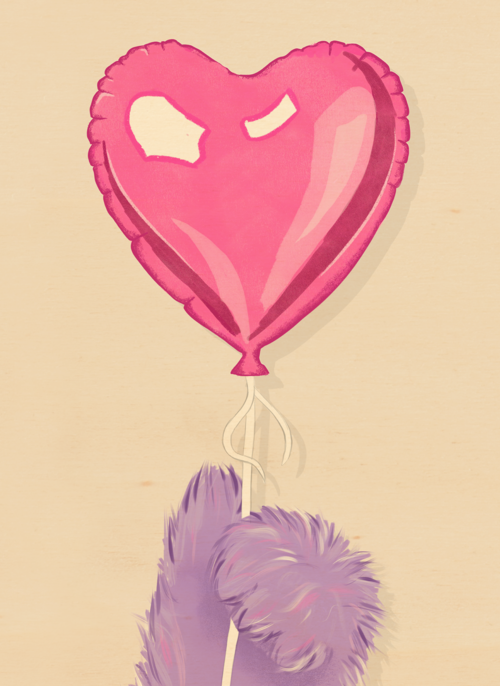 Hart Ballon Fluffy Hands