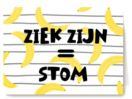 Kaart Hallmark | Beterschapskaarten | Beterschapskaart Ziek Zijn Is Stom