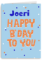 Verjaardag Happy Bday To You