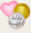 Ballonnentros Dikke Knuffel Roze Goud