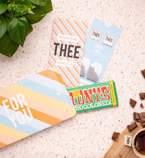 Verwenpakket Tony Chocolonely + Thee Beterschap