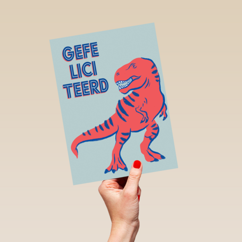 verjaardag kaart jurassic park gefeliciteerd